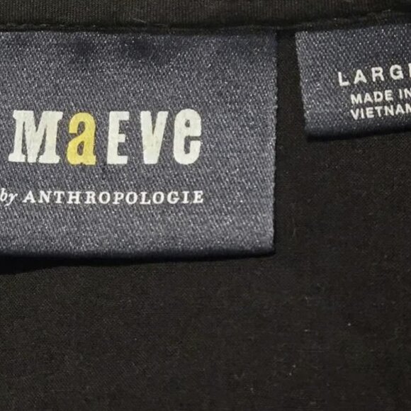 Maeve Anthropologie Like New! V-Neck Floral Tiered Tunic Mini Dress - L - Picture 7 of 12